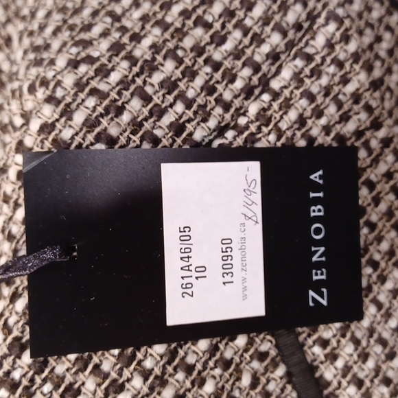 Zenobia Textured Woven Wool Blend Blazer NEW- Sz. 10 - Picture 12 of 13